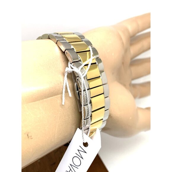 Movado Men's Watch 2100016 Museum Black Dial Swiss Quartz Two Tone Steel 39mm - Picture 10 of 14